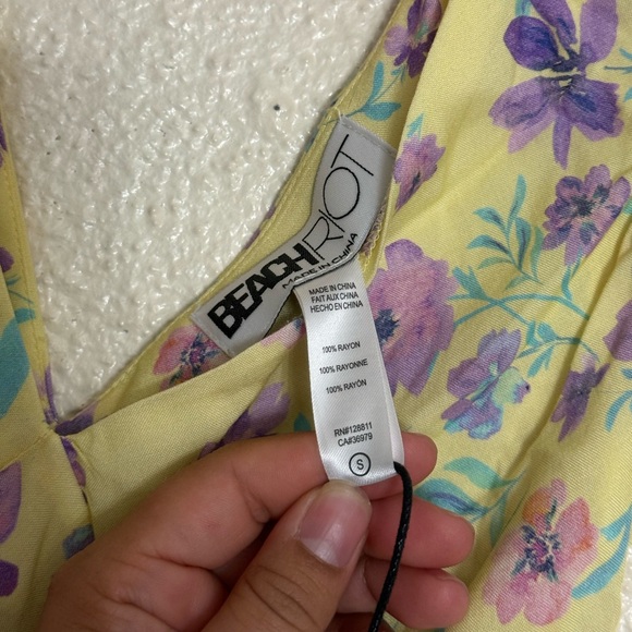 Beach Riot Elodie Floral multicolor Maxi Dress size Small NWT - Picture 11 of 11